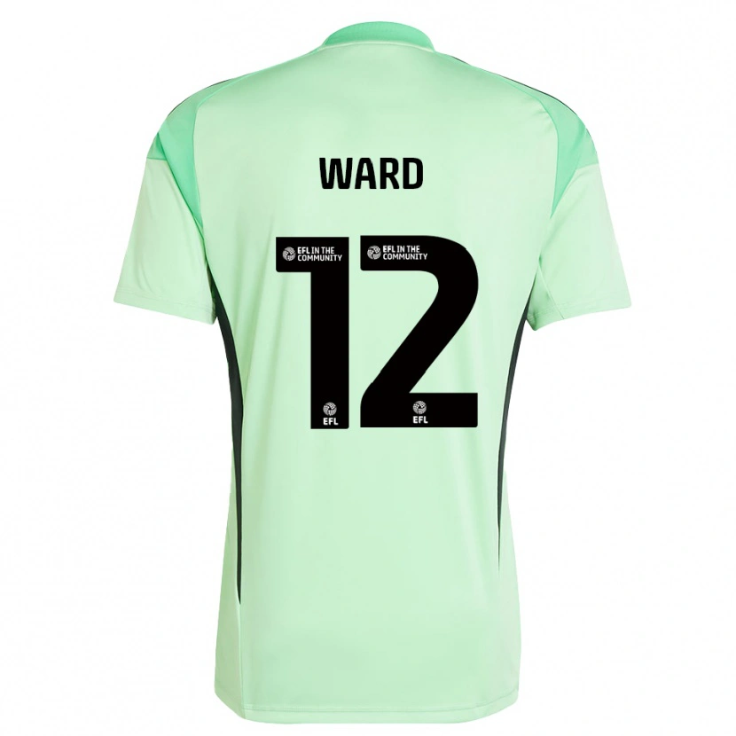 Danxen Męski Lewis Ward #12 Czarny Jasny Zielony Koszulka Bramkarska 2025/26