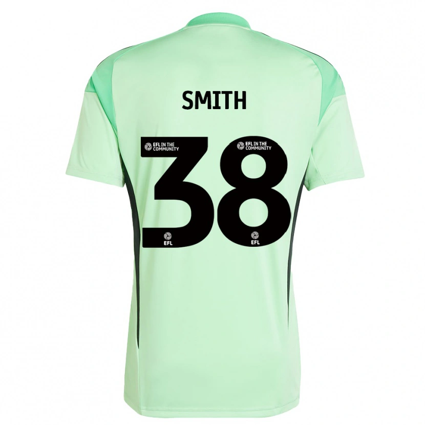 Danxen Męski Sam Smith #38 Czarny Jasny Zielony Koszulka Bramkarska 2025/26