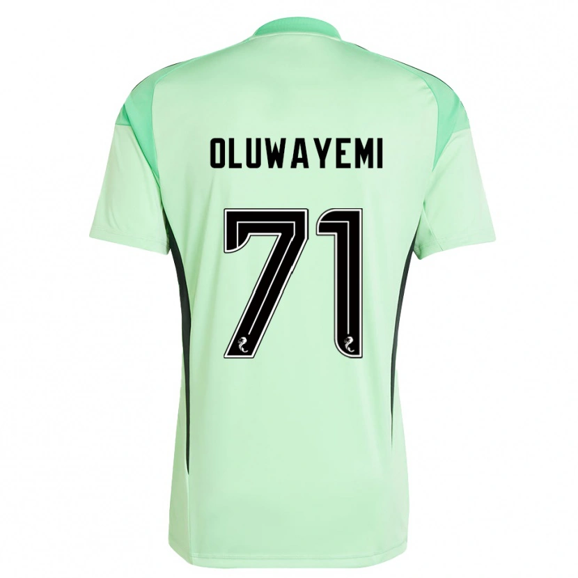 Danxen Męski Tobi Oluwayemi #71 Czarny Jasny Zielony Koszulka Bramkarska 2025/26