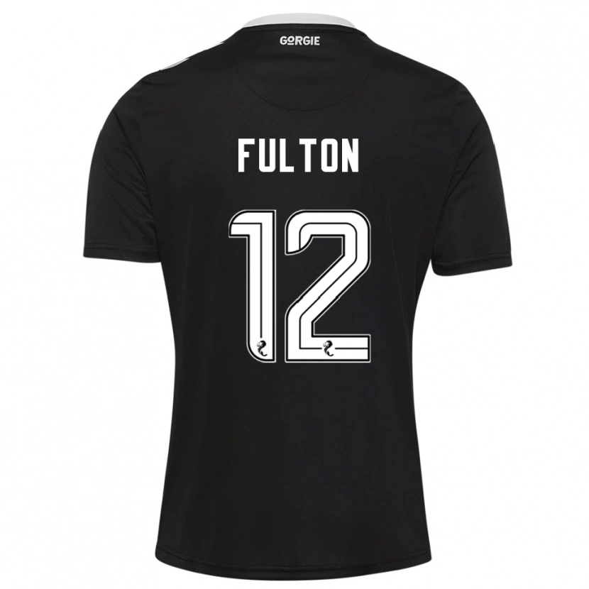 Danxen Męski Ryan Fulton #12 Czarny Burgund Koszulka Bramkarska 2025/26