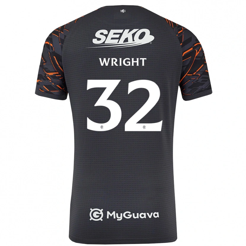 Danxen Męski Kieran Wright #32 Ciemny Szary Koszulka Bramkarska 2025/26