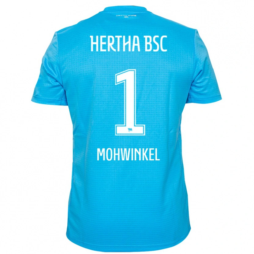 Danxen Męski Maximilian Mohwinkel #1 Jasnoniebieski Biały Koszulka Bramkarska 2025/26