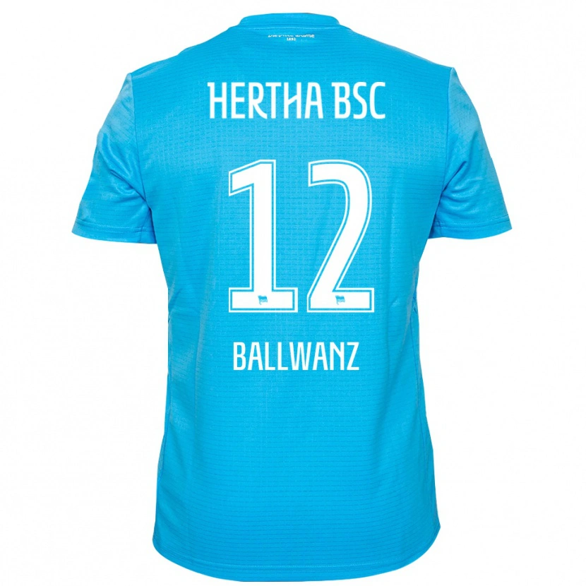 Danxen Męski Lennox Ballwanz #12 Jasnoniebieski Biały Koszulka Bramkarska 2025/26
