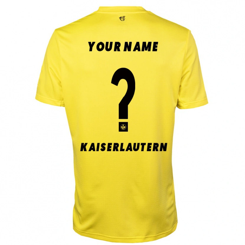 Danxen Męski 1. FC Kaiserslautern Żółty Czarny Koszulka Bramkarska 2025/26