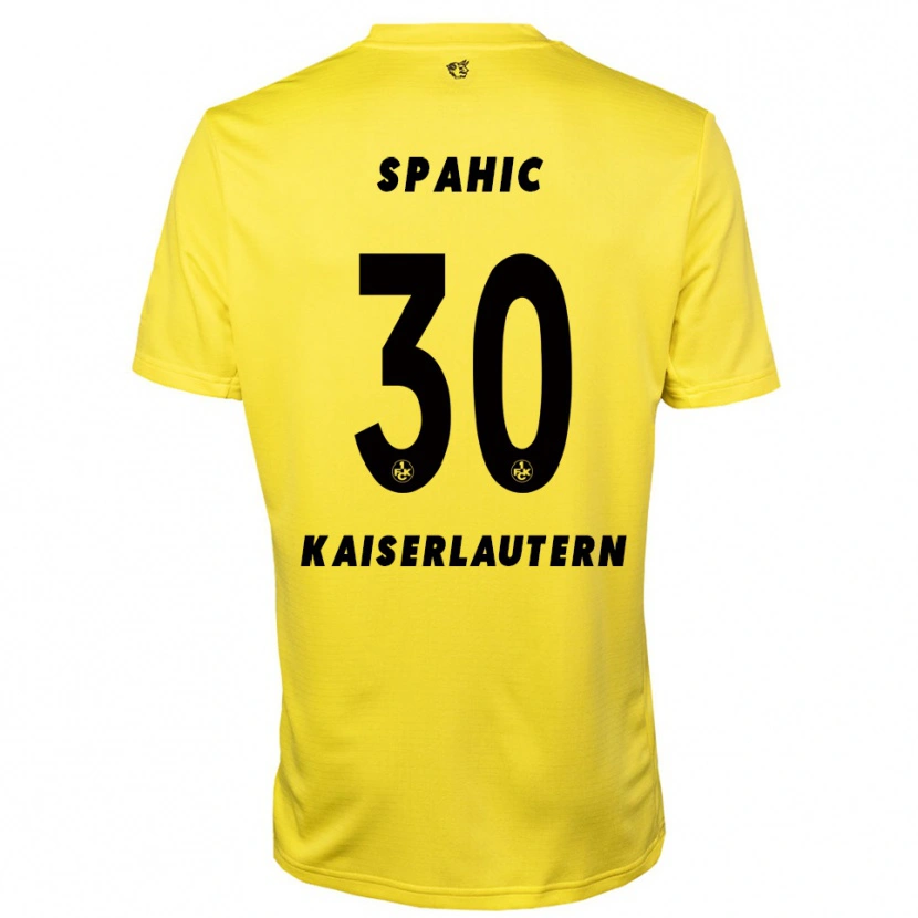 Danxen Męski Avdo Spahic #30 Żółty Czarny Koszulka Bramkarska 2025/26