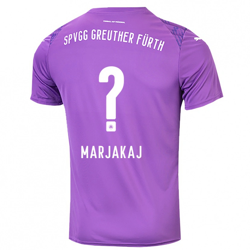 Danxen Męski Sabina Marjakaj #0 Fioletowy Biały Koszulka Bramkarska 2025/26
