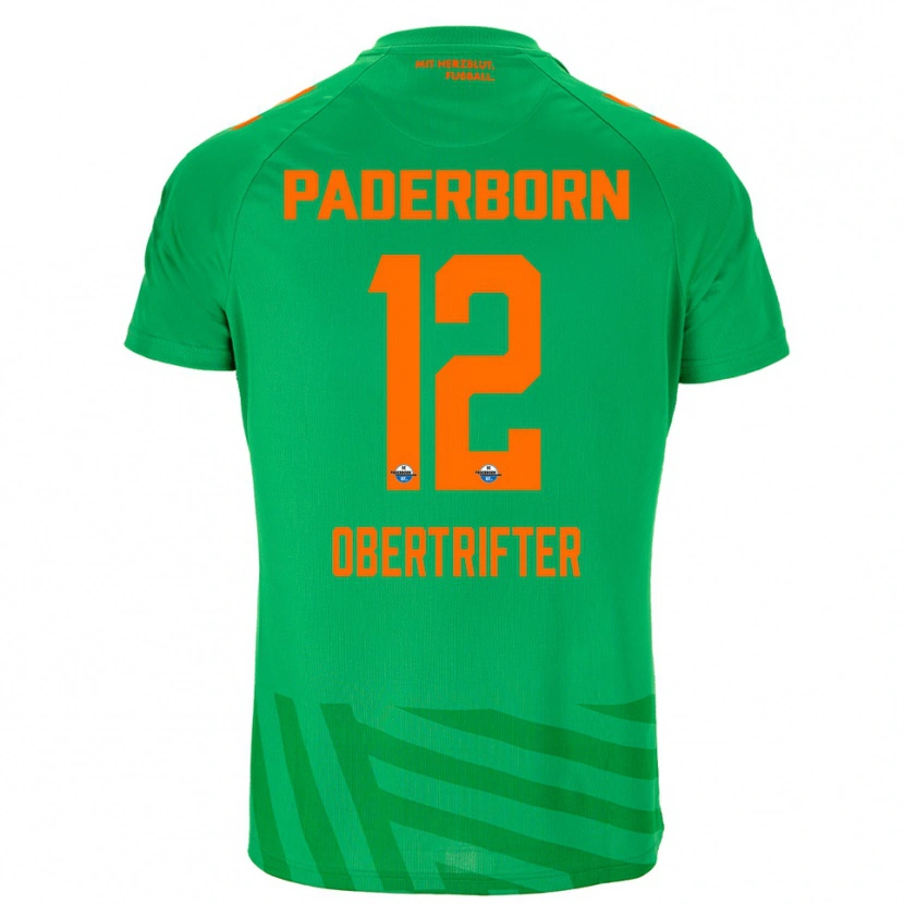 Danxen Męski Ben Obertrifter #12 Zielony Pomarańczowy Koszulka Bramkarska 2025/26