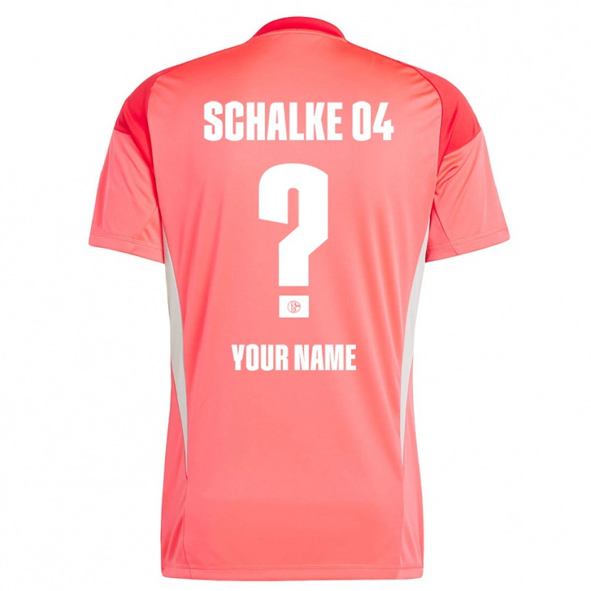 Danxen Męski Schalke 04 Koralowa Czerwień Koszulka Bramkarska 2025/26