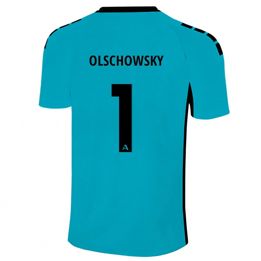 Danxen Męski Jan Olschowsky #1 Cyjan Koszulka Bramkarska 2025/26