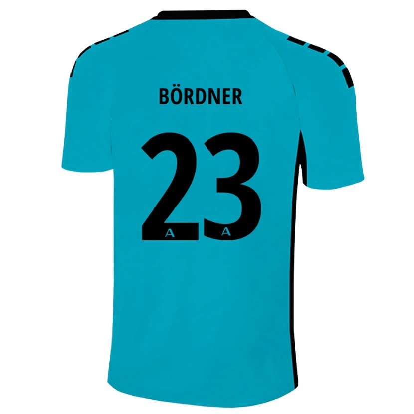 Danxen Męski Elias Bördner #23 Cyjan Koszulka Bramkarska 2025/26