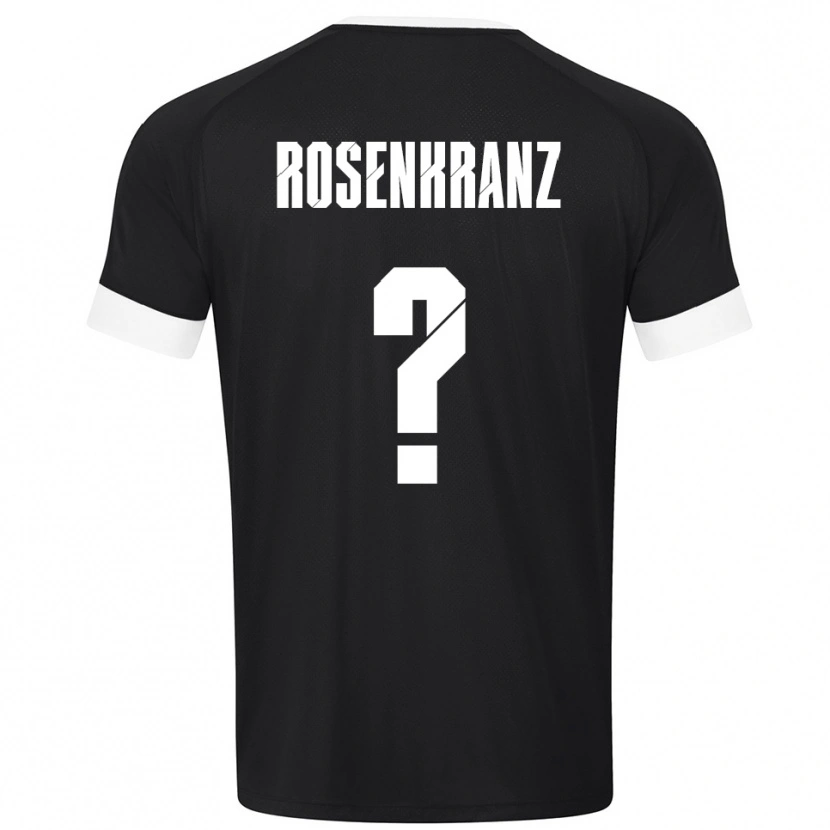 Danxen Męski Colin Rosenkranz #0 Czarny Biały Koszulka Bramkarska 2025/26