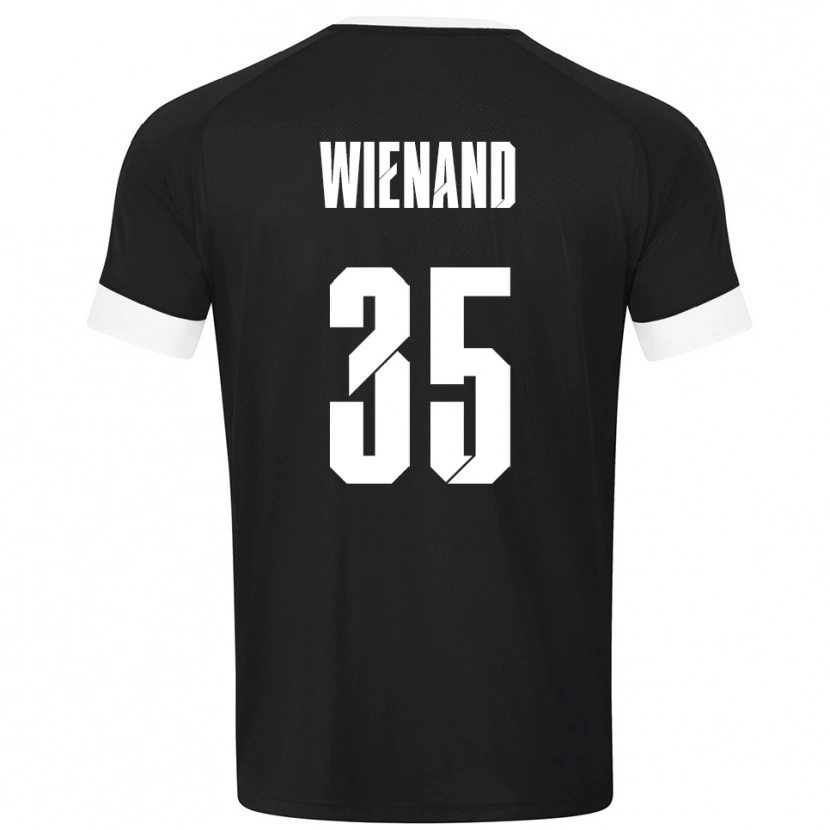 Danxen Męski Felix Wienand #35 Czarny Biały Koszulka Bramkarska 2025/26