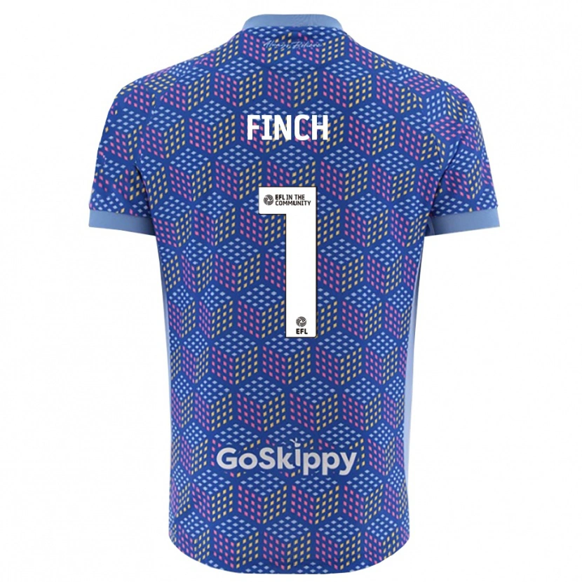 Danxen Męski Isaac Finch #1 Niebiesko-Czarny Koszulka Bramkarska 2025/26