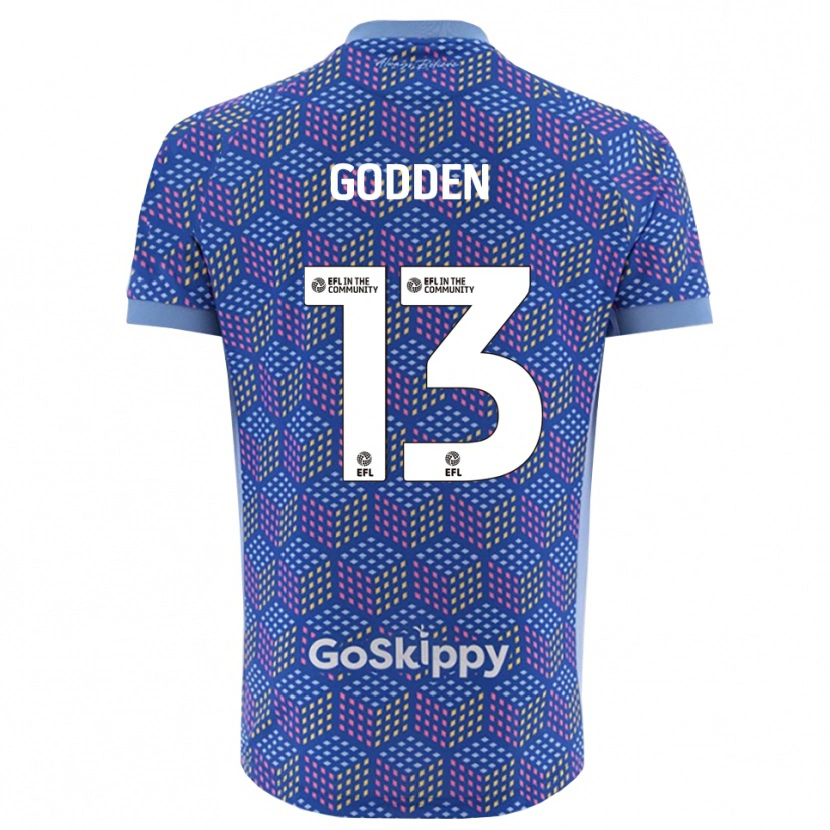 Danxen Męski Freddie Godden #13 Niebiesko-Czarny Koszulka Bramkarska 2025/26