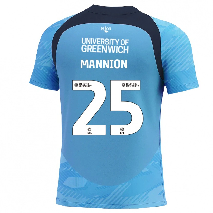 Danxen Męski Will Mannion #25 Niebiesko-Biały Koszulka Bramkarska 2025/26
