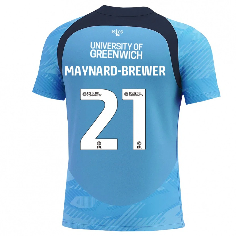Danxen Męski Ashley Maynard-Brewer #21 Niebiesko-Biały Koszulka Bramkarska 2025/26