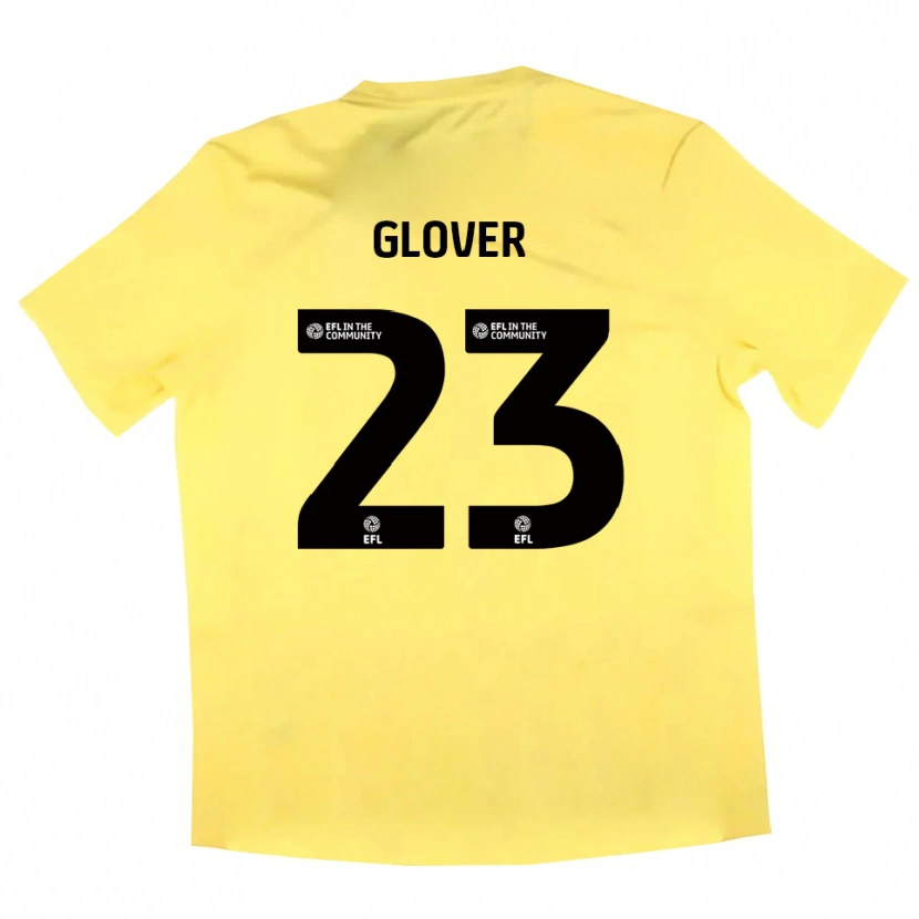 Danxen Męski Tom Glover #23 Żółto-Czarny Koszulka Bramkarska 2025/26