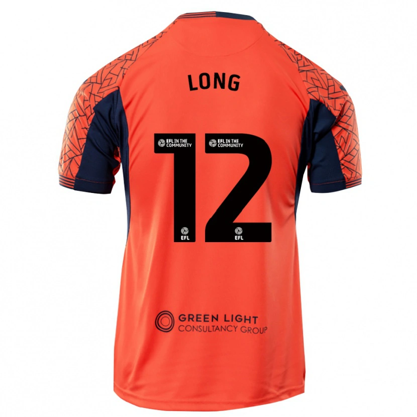 Danxen Męski George Long #12 Czarno-Pomarańczowy Koszulka Bramkarska 2025/26