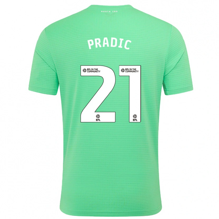 Danxen Męski James Pradic #21 Pastelowy Turkus Koszulka Bramkarska 2025/26