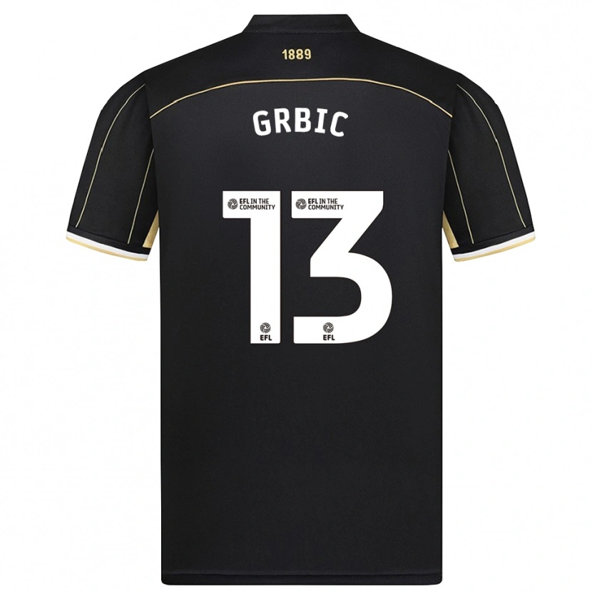 Danxen Męski Ivo Grbic #13 Czarno-Brązowy Koszulka Bramkarska 2025/26