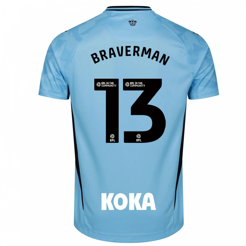 Danxen Męski Zack Braverman #13 Jasny Błękit Koszulka Bramkarska 2025/26