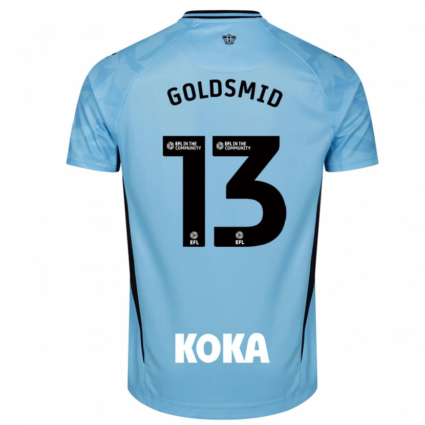 Danxen Męski Jacqui Goldsmid #13 Jasny Błękit Koszulka Bramkarska 2025/26