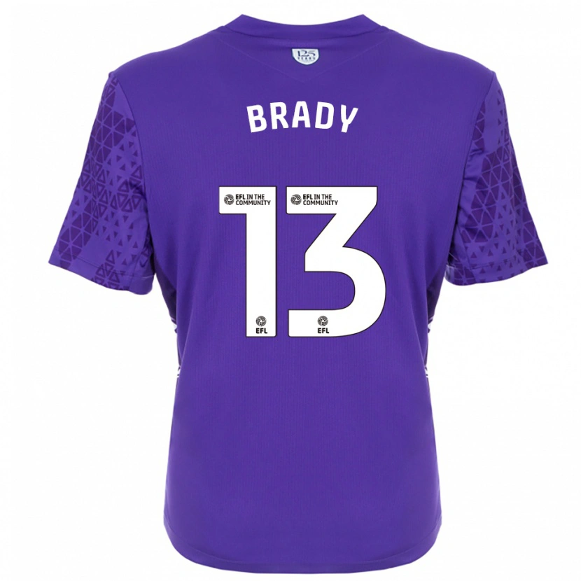 Danxen Męski Louis Brady #13 Fioletowo-Biały Koszulka Bramkarska 2025/26