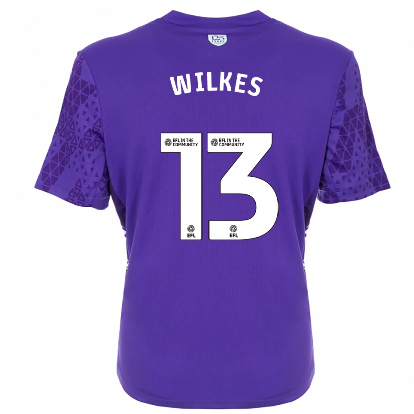 Danxen Męski Liam Wilkes #13 Fioletowo-Biały Koszulka Bramkarska 2025/26