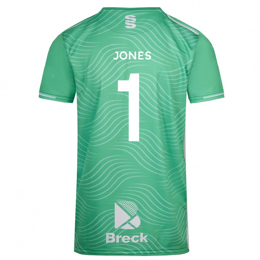 Danxen Męski Zac Jones #1 Turkusowy Średni Koszulka Bramkarska 2025/26