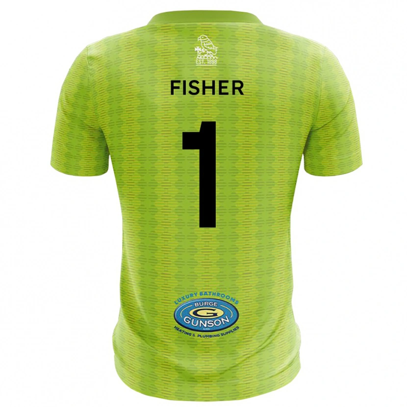 Danxen Męski Tobias Fisher #1 Jasnozielony Koszulka Bramkarska 2025/26