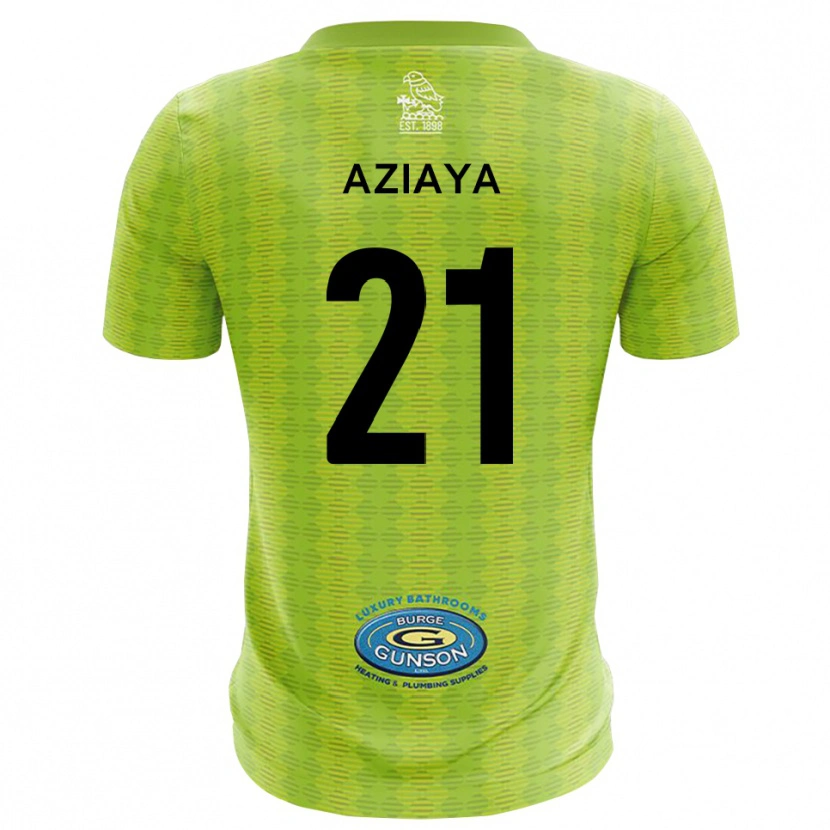 Danxen Męski David Aziaya #21 Jasnozielony Koszulka Bramkarska 2025/26
