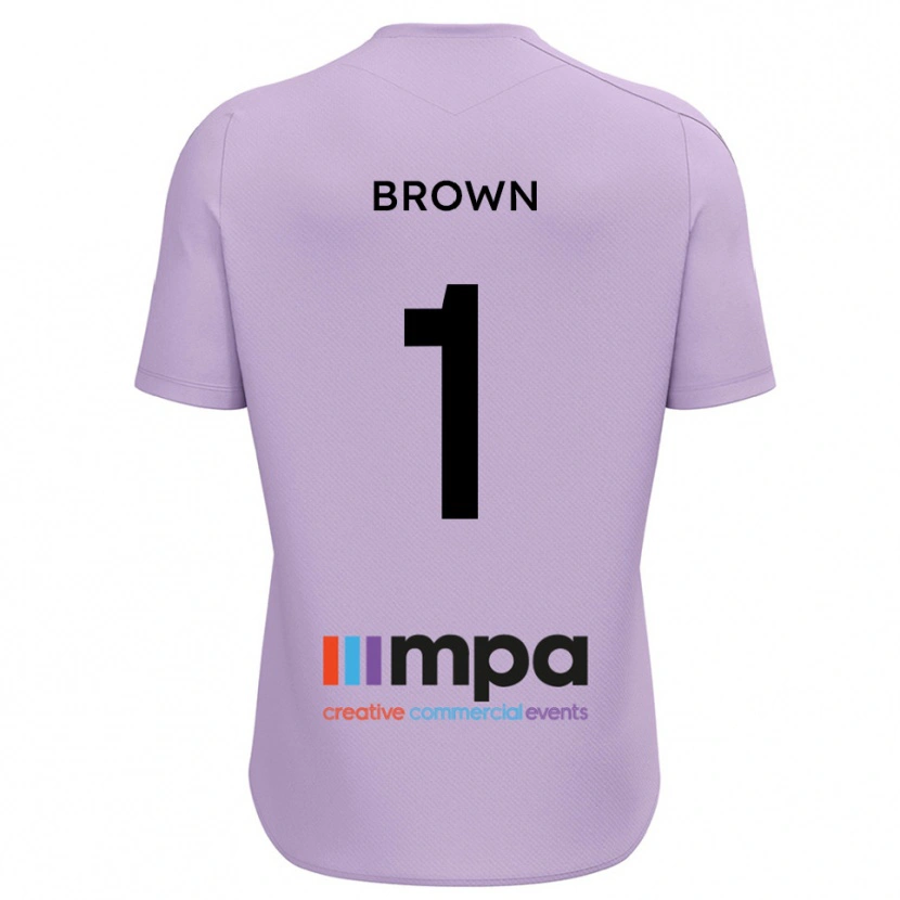 Danxen Męski Rory Brown #1 Fioletowy I Czarny Koszulka Bramkarska 2025/26