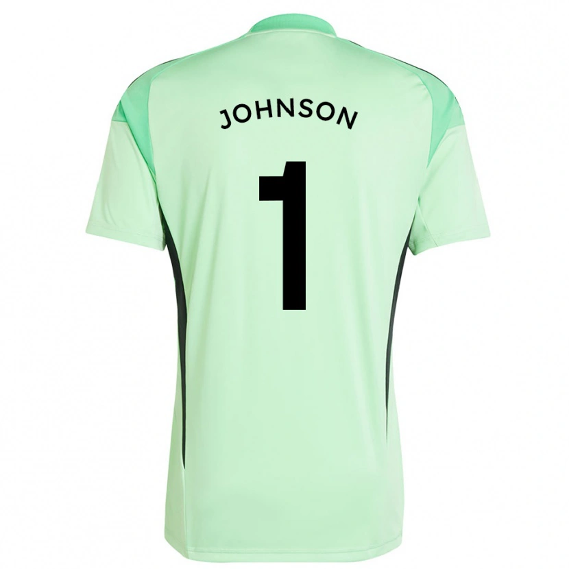 Danxen Męski Sam Johnson #1 Czarno-Trawiasty Zielony Koszulka Bramkarska 2025/26