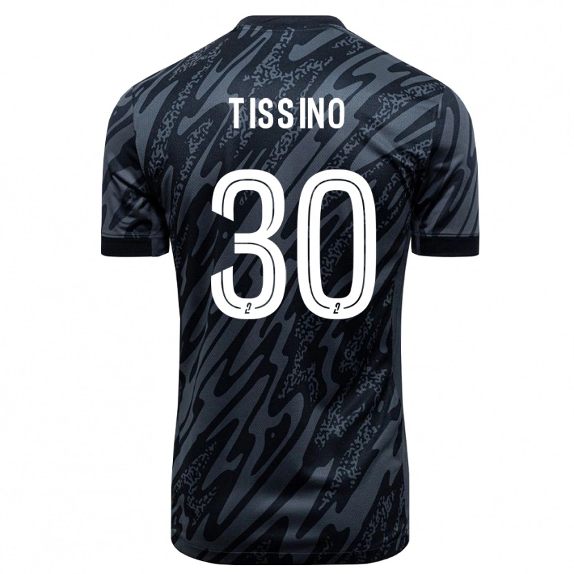 Danxen Męski Julie Tissino #30 Czarno-Szary Koszulka Bramkarska 2025/26