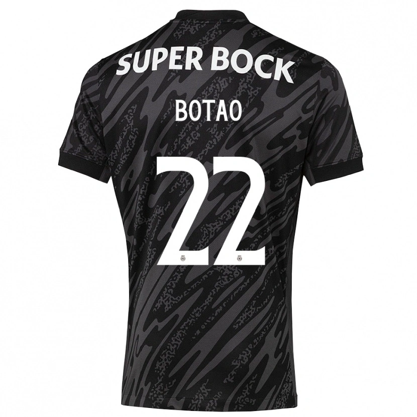 Danxen Męski Martim Botão #22 Szary Czarny Biały Koszulka Bramkarska 2025/26