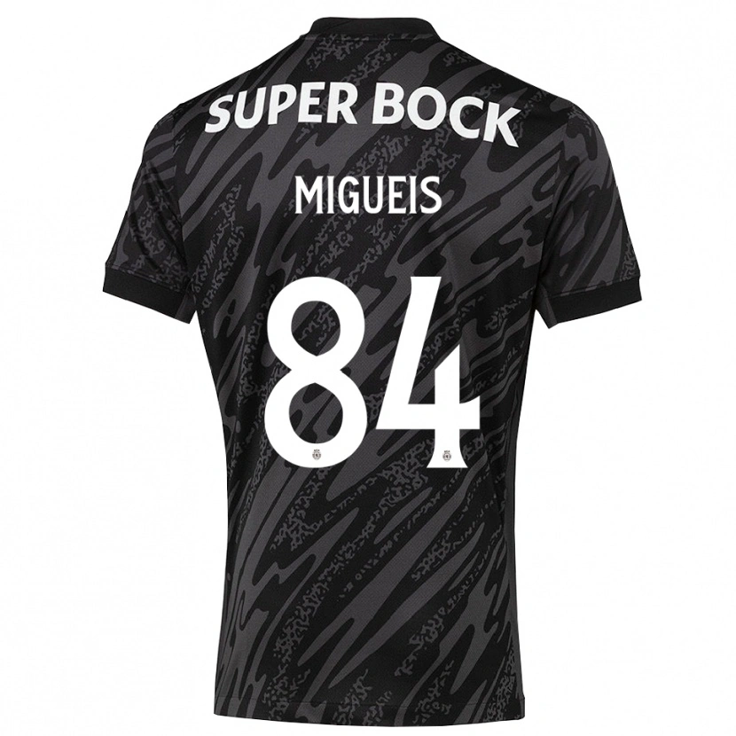 Danxen Męski Pedro Miguéis #84 Szary Czarny Biały Koszulka Bramkarska 2025/26
