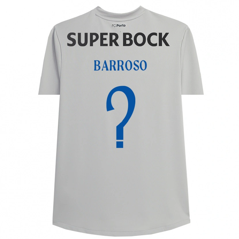 Danxen Męski Francisco Barroso #0 Jasnoszary Czarny Koszulka Bramkarska 2025/26