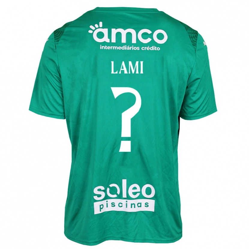 Danxen Męski Dário Lami #0 Zielony Biały Koszulka Bramkarska 2025/26