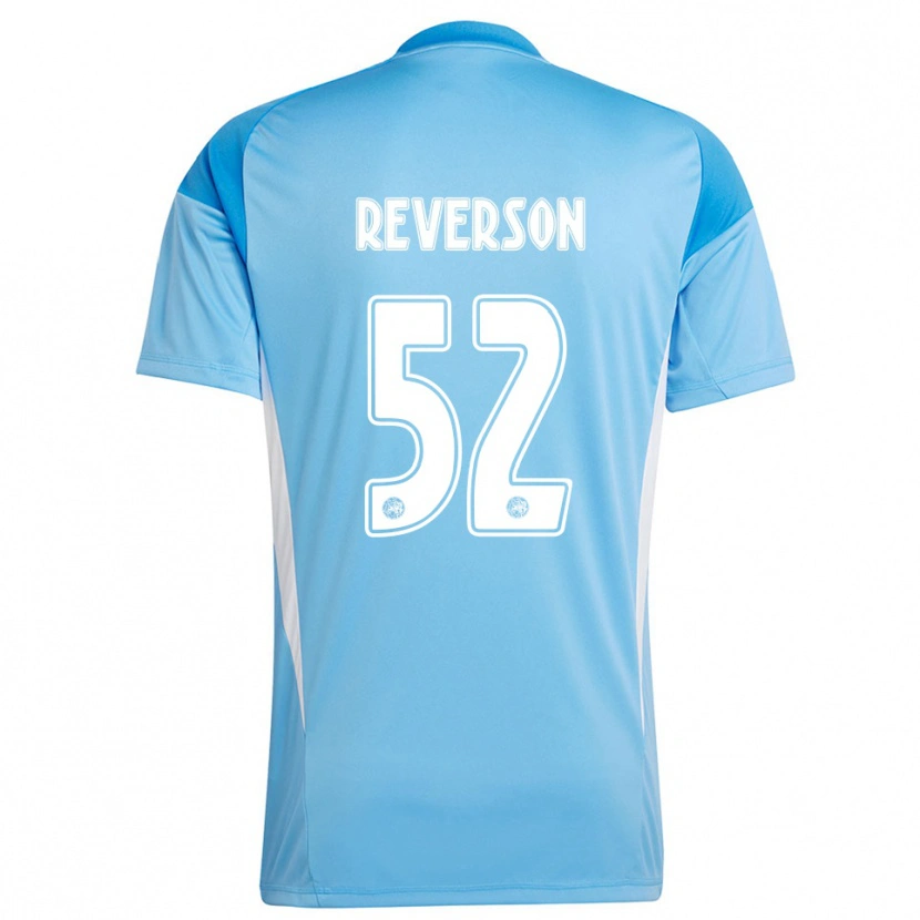 Danxen Męski Paul Reverson #52 Jasnoniebieski Biały Koszulka Bramkarska 2025/26