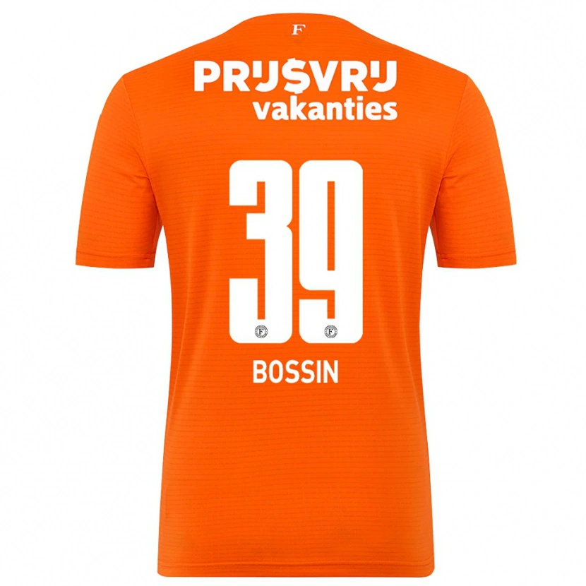 Danxen Męski Liam Bossin #39 Pomarańczowy Czarny Koszulka Bramkarska 2025/26