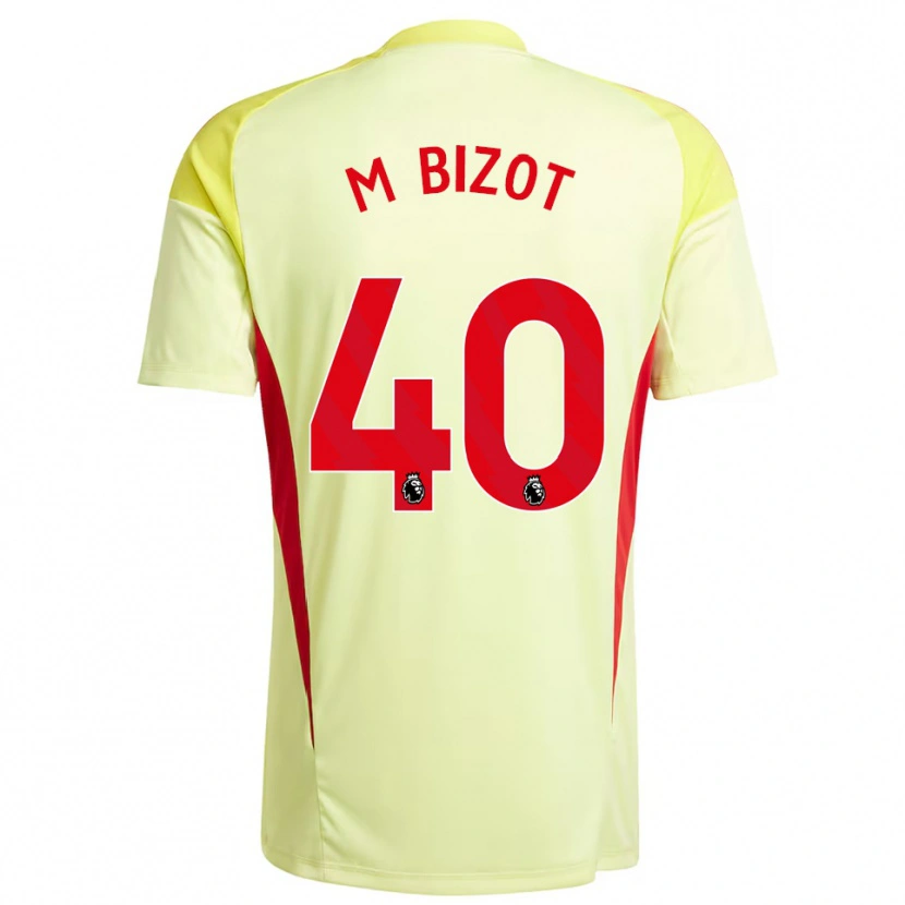 Danxen Męski Marco Bizot #40 Jasnożółty Koszulka Bramkarska 2025/26