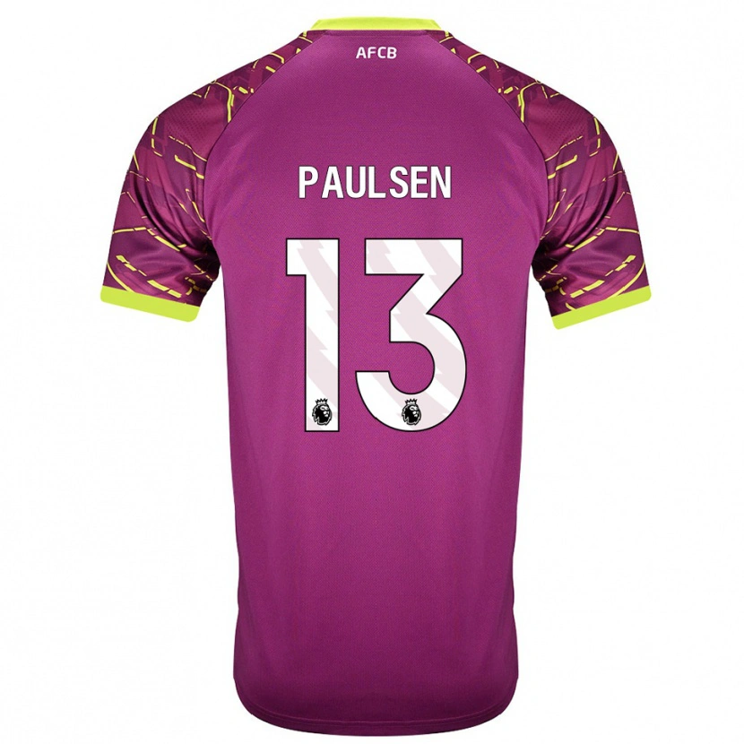 Danxen Męski Alex Paulsen #13 Ciemna Magenta Koszulka Bramkarska 2025/26