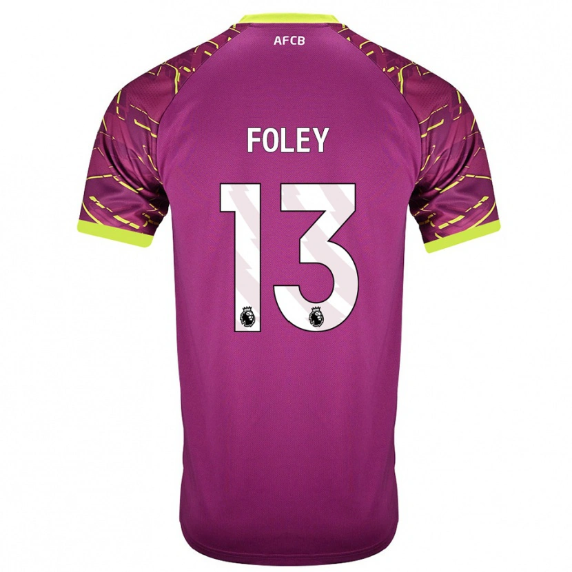 Danxen Męski Erin Foley #13 Ciemna Magenta Koszulka Bramkarska 2025/26