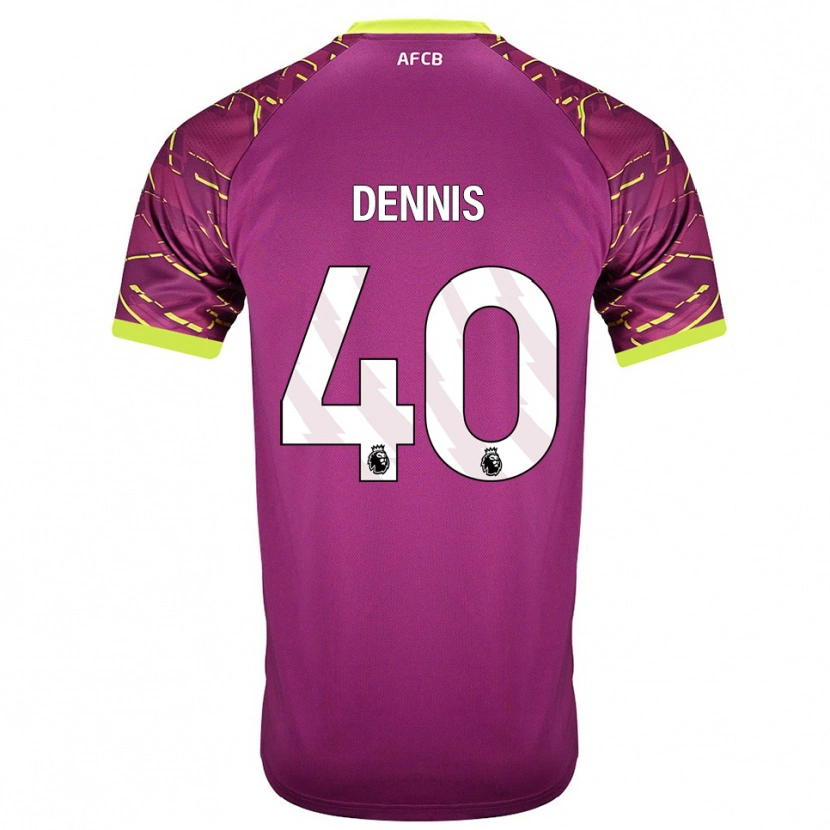 Danxen Męski Will Dennis #40 Ciemna Magenta Koszulka Bramkarska 2025/26