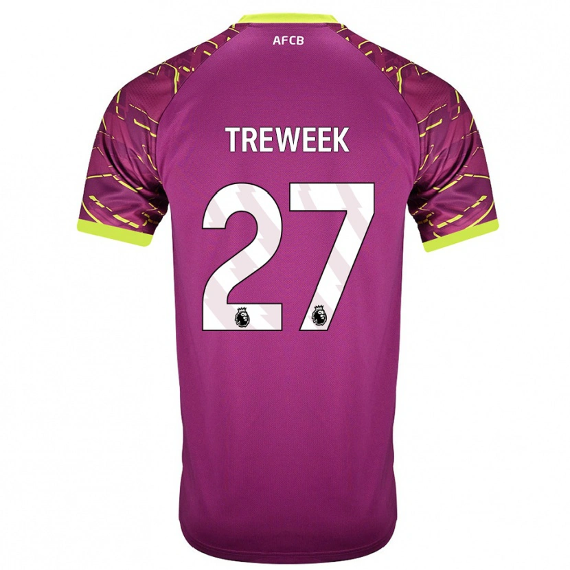Danxen Męski Amber Treweek #27 Ciemna Magenta Koszulka Bramkarska 2025/26
