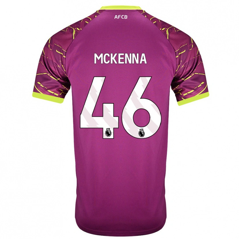 Danxen Męski Callan McKenna #46 Ciemna Magenta Koszulka Bramkarska 2025/26