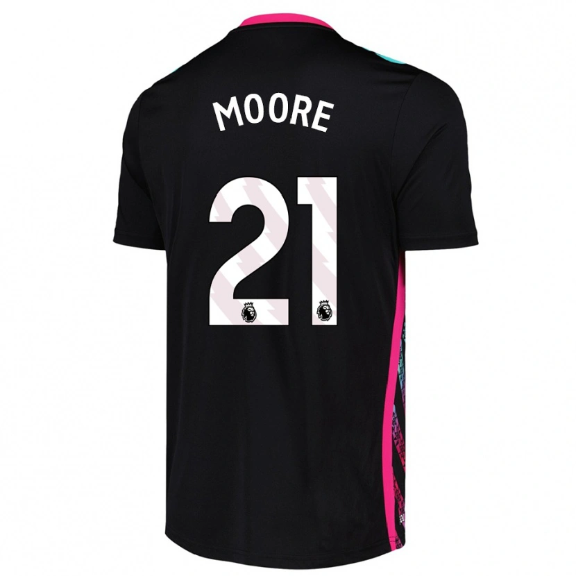 Danxen Męski Simon Moore #21 Czarny Biały Koszulka Bramkarska 2025/26
