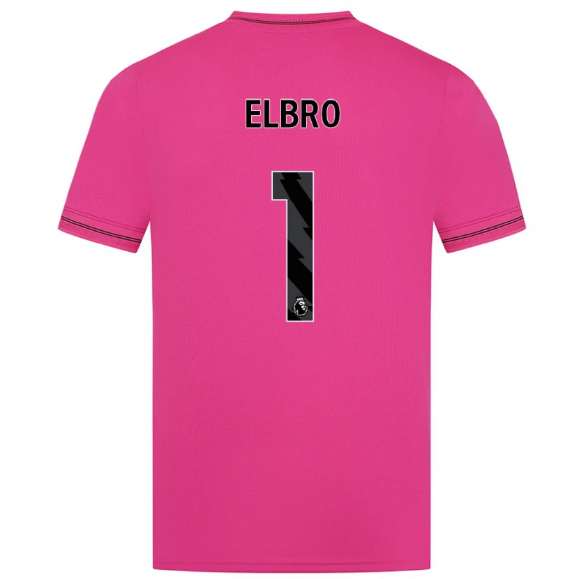 Danxen Męski Maddie Elbro #1 Magenta Czarny Koszulka Bramkarska 2025/26