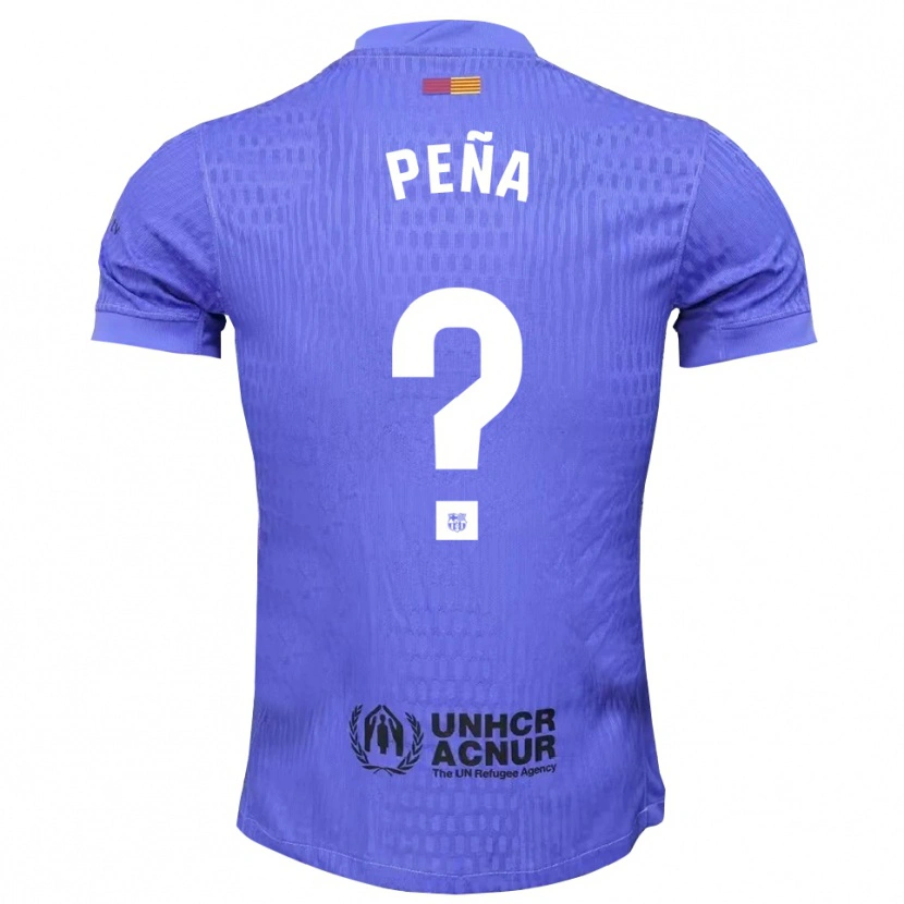 Danxen Męski Pablo Peña #0 Niebiesko Czarny Koszulka Bramkarska 2025/26