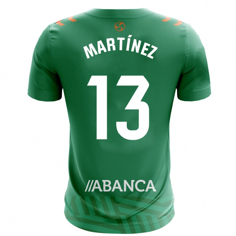 Danxen Męski Naiara Martínez #13 Zielono Biały Koszulka Bramkarska 2025/26